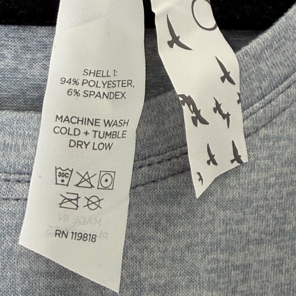 Oiselle Blue Bird Print Performance Tank Top Size 10 - Picture 5 of 7